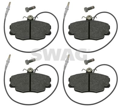 Brake Pad Set, disc brake SWAG 64 91 6369