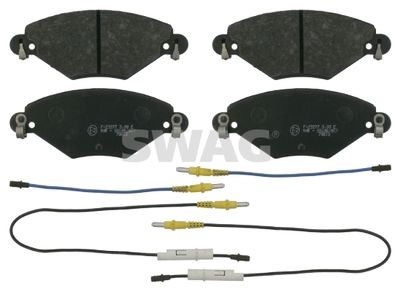 Brake Pad Set, disc brake SWAG 64 91 6417