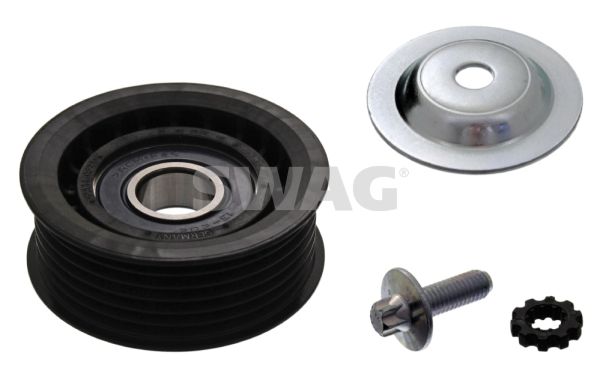 SWAG 70 10 0091 Deflection/Guide Pulley, V-ribbed belt
