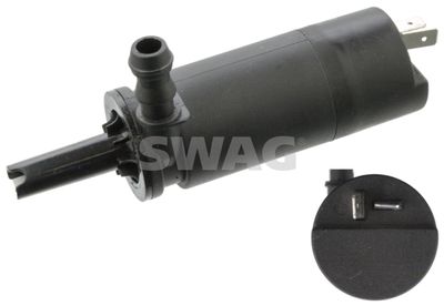 Washer Fluid Pump, headlight cleaning SWAG 70 10 6198