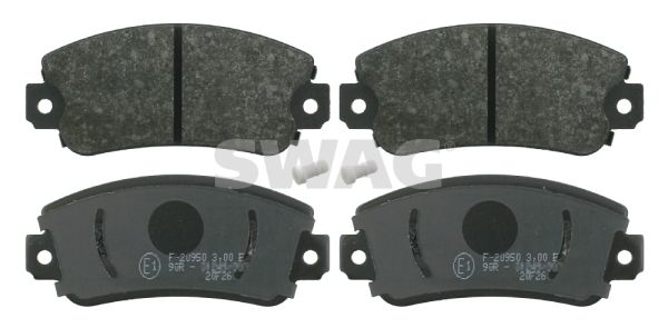 SWAG 70 91 6077 Brake Pad Set, disc brake