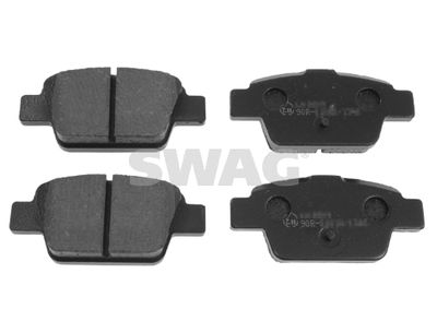 Brake Pad Set, disc brake SWAG 70 91 6556