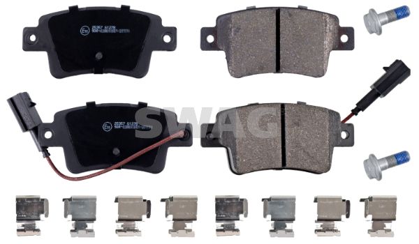 SWAG 70 91 6898 Brake Pad Set, disc brake