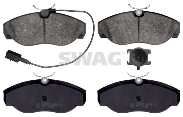 SWAG 70 91 6391 Brake Pad Set, disc brake