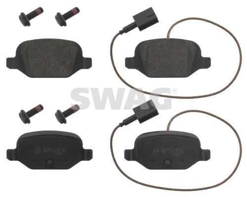 SWAG 70 91 6856 Brake Pad Set, disc brake