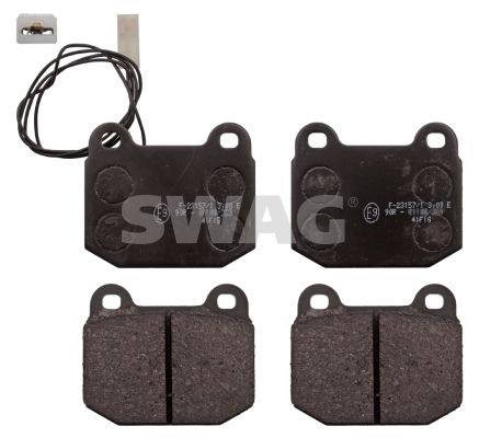 SWAG 74 11 6007 Brake Pad Set, disc brake