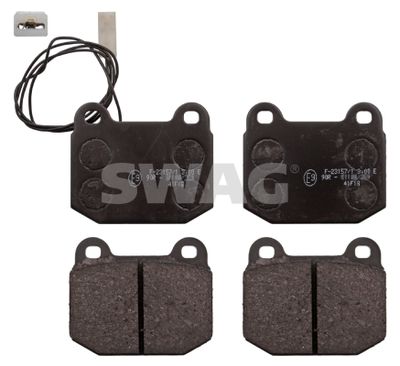 Brake Pad Set, disc brake SWAG 74 11 6007