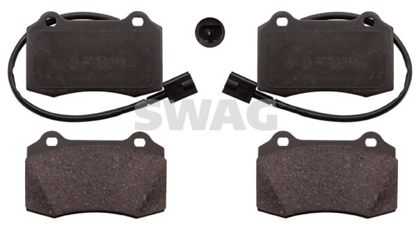 SWAG 74 11 6010 Brake Pad Set, disc brake