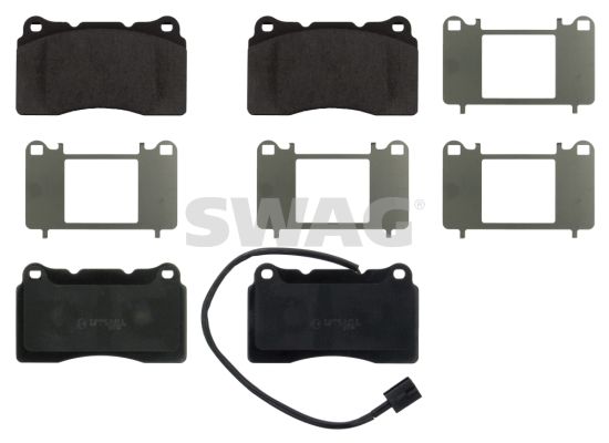 SWAG 74 91 6848 Brake Pad Set, disc brake
