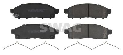 Brake Pad Set, disc brake SWAG 80 91 6624