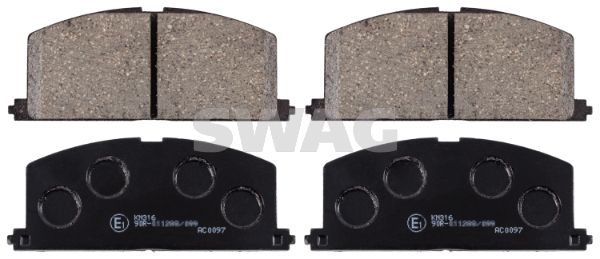 SWAG 81 91 6581 Brake Pad Set, disc brake