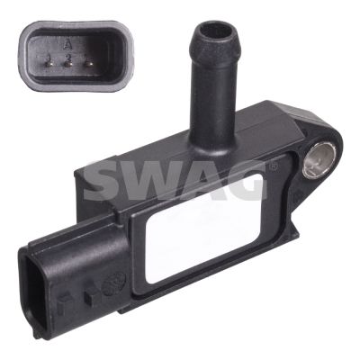 Sensor, exhaust pressure SWAG 82 10 0854