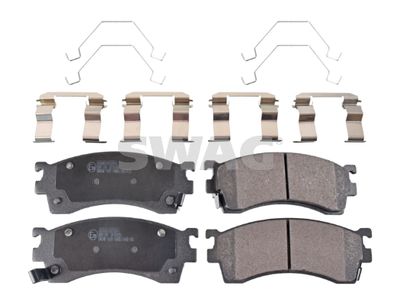 Brake Pad Set, disc brake SWAG 83 91 6198