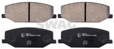 Brake Pad Set, disc brake SWAG 84 91 6655