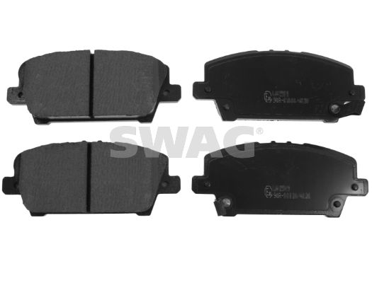 SWAG 85 91 6802 Brake Pad Set, disc brake