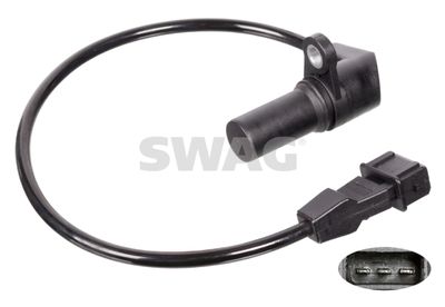 Sensor, crankshaft pulse SWAG 89 93 3508