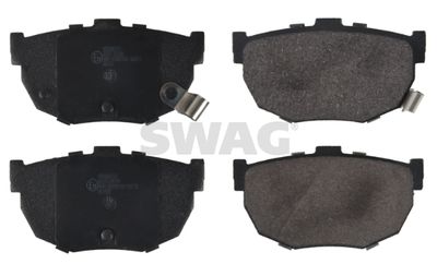 Brake Pad Set, disc brake SWAG 90 91 6676