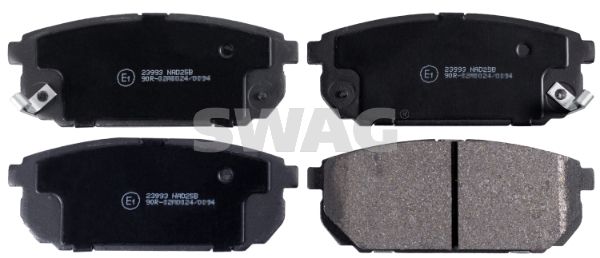 SWAG 91 91 6524 Brake Pad Set, disc brake