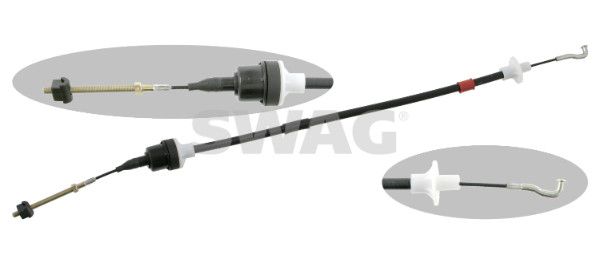 SWAG 99 90 4197 Cable Pull, clutch control
