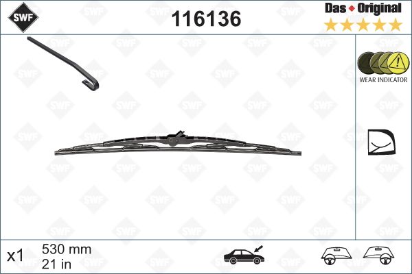 SWF 116136 Wiper Blade