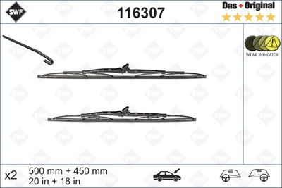 Wiper Blade SWF 116307