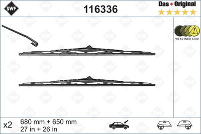 Wiper Blade SWF 116336