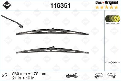 Wiper Blade SWF 116351