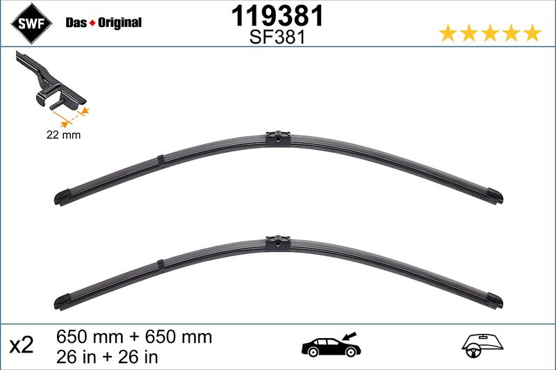 SWF 119381 Wiper Blade