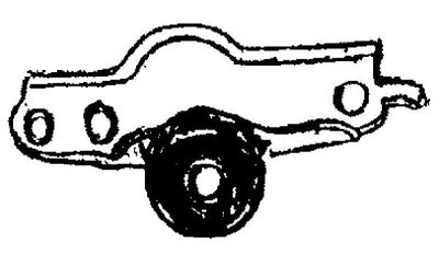 Mounting, control/trailing arm TEDGUM 00391621
