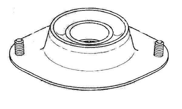 TEDGUM 00461479 Suspension Strut Support Mount