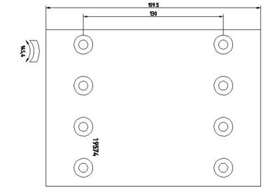 Brake Lining Kit, drum brake TEXTAR 1957422