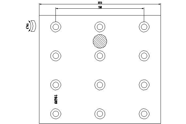 TEXTAR 1969905 Brake Lining Kit, drum brake