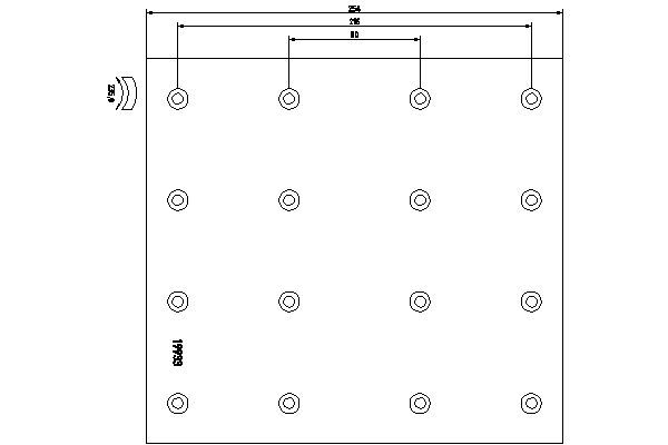 TEXTAR 1993301 Brake Lining Kit, drum brake