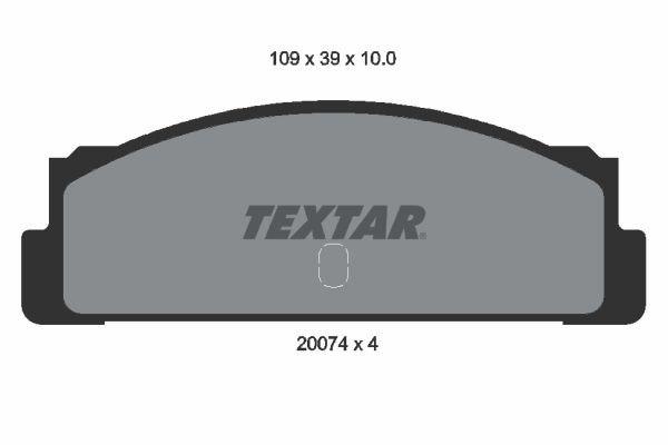 TEXTAR 2007404 Brake Pad Set, disc brake
