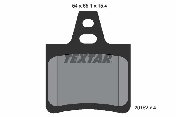 TEXTAR 2016203 Brake Pad Set, disc brake