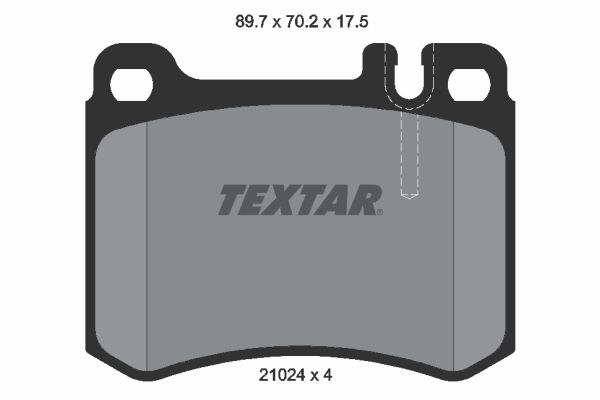 TEXTAR 2102404 Brake Pad Set, disc brake