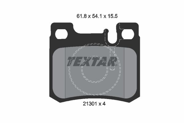 TEXTAR 2130103 Brake Pad Set, disc brake
