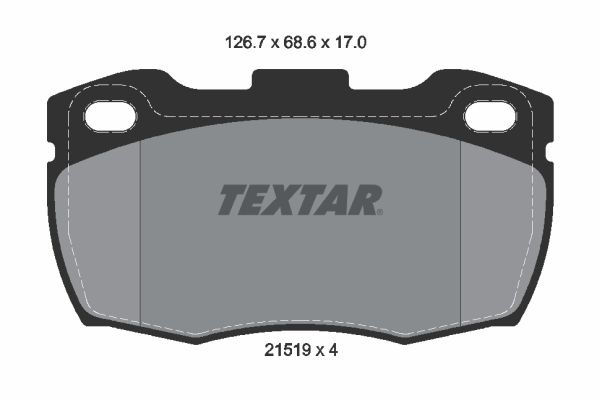 TEXTAR 2151902 Brake Pad Set, disc brake