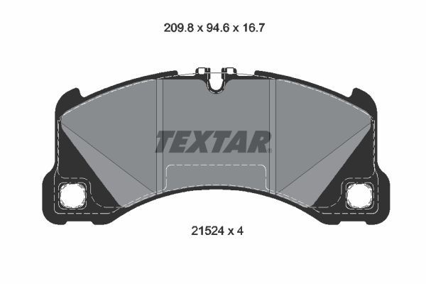 TEXTAR 2152401 Brake Pad Set, disc brake