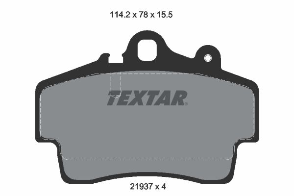 TEXTAR 2193702 Brake Pad Set, disc brake