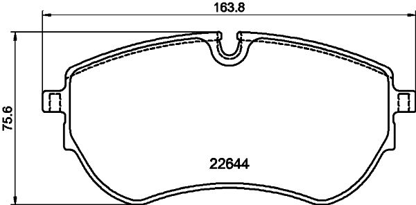 TEXTAR 2264403 Brake Pad Set, disc brake