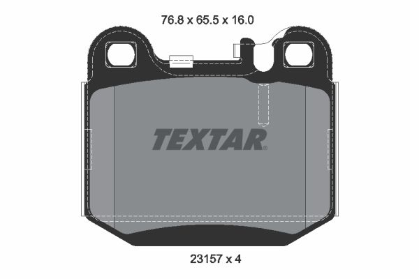 TEXTAR 2315702 Brake Pad Set, disc brake