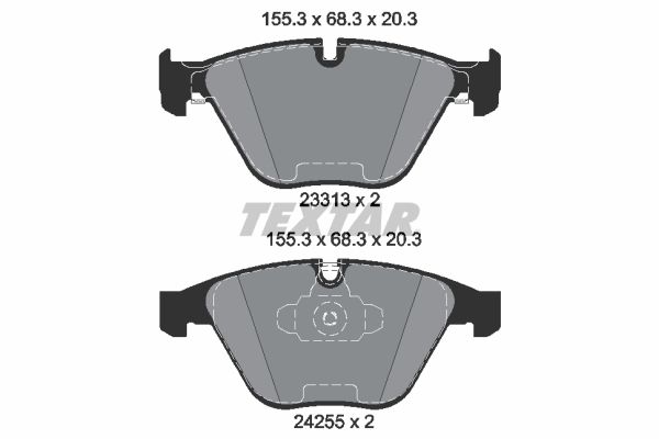 TEXTAR 2331301 Brake Pad Set, disc brake