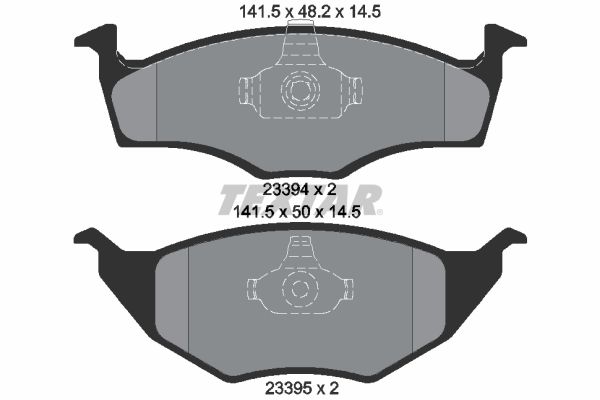 TEXTAR 2339402 Brake Pad Set, disc brake