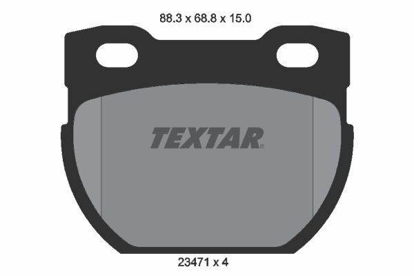 TEXTAR 2347101 Brake Pad Set, disc brake