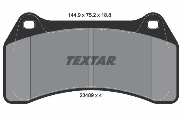 TEXTAR 2348901 Brake Pad Set, disc brake