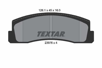 Brake Pad Set, disc brake TEXTAR 2397601