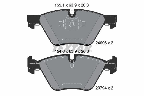 TEXTAR 2409681 Brake Pad Set, disc brake