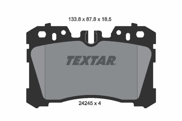 TEXTAR 2424501 Brake Pad Set, disc brake