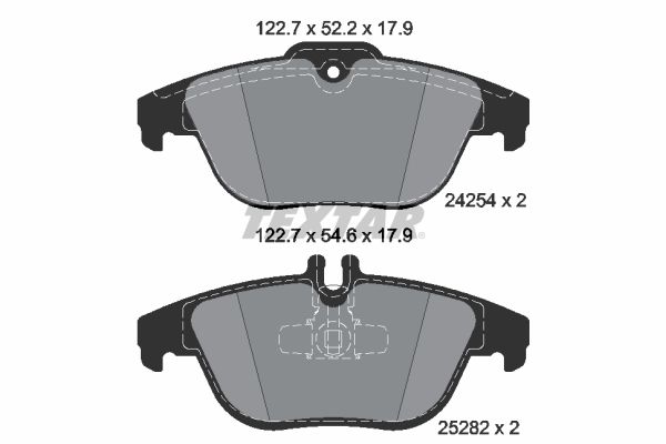 TEXTAR 2425481 Brake Pad Set, disc brake